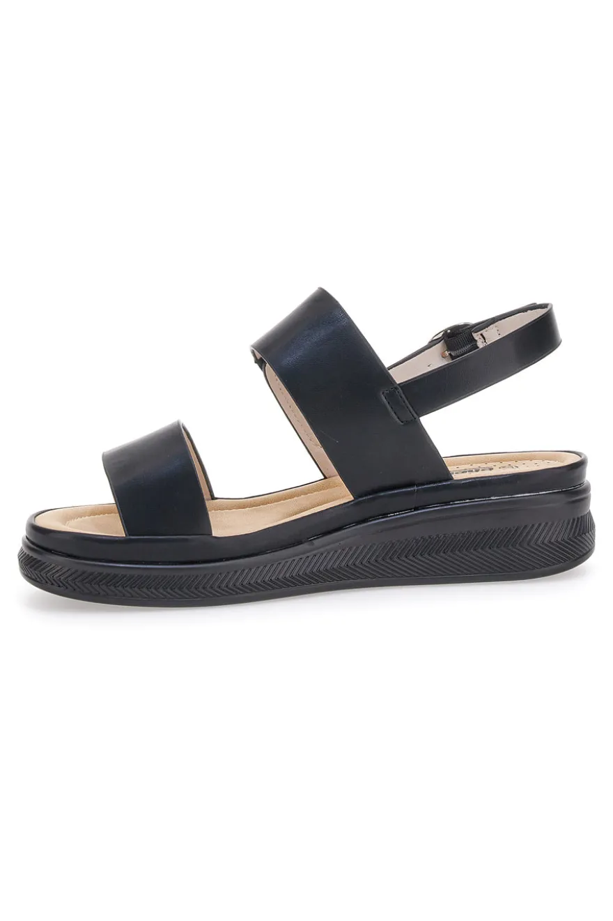 Sandali Nero Con Platform Energy 463