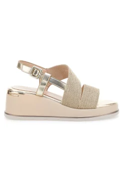 Sandali Oro Con Platform Mariella Burani K11003