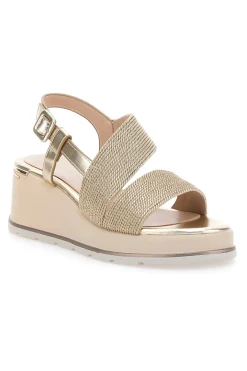 Sandali Oro Con Platform Mariella Burani K11003