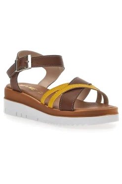 Sandali Platform Me & Me 3298 Cognac