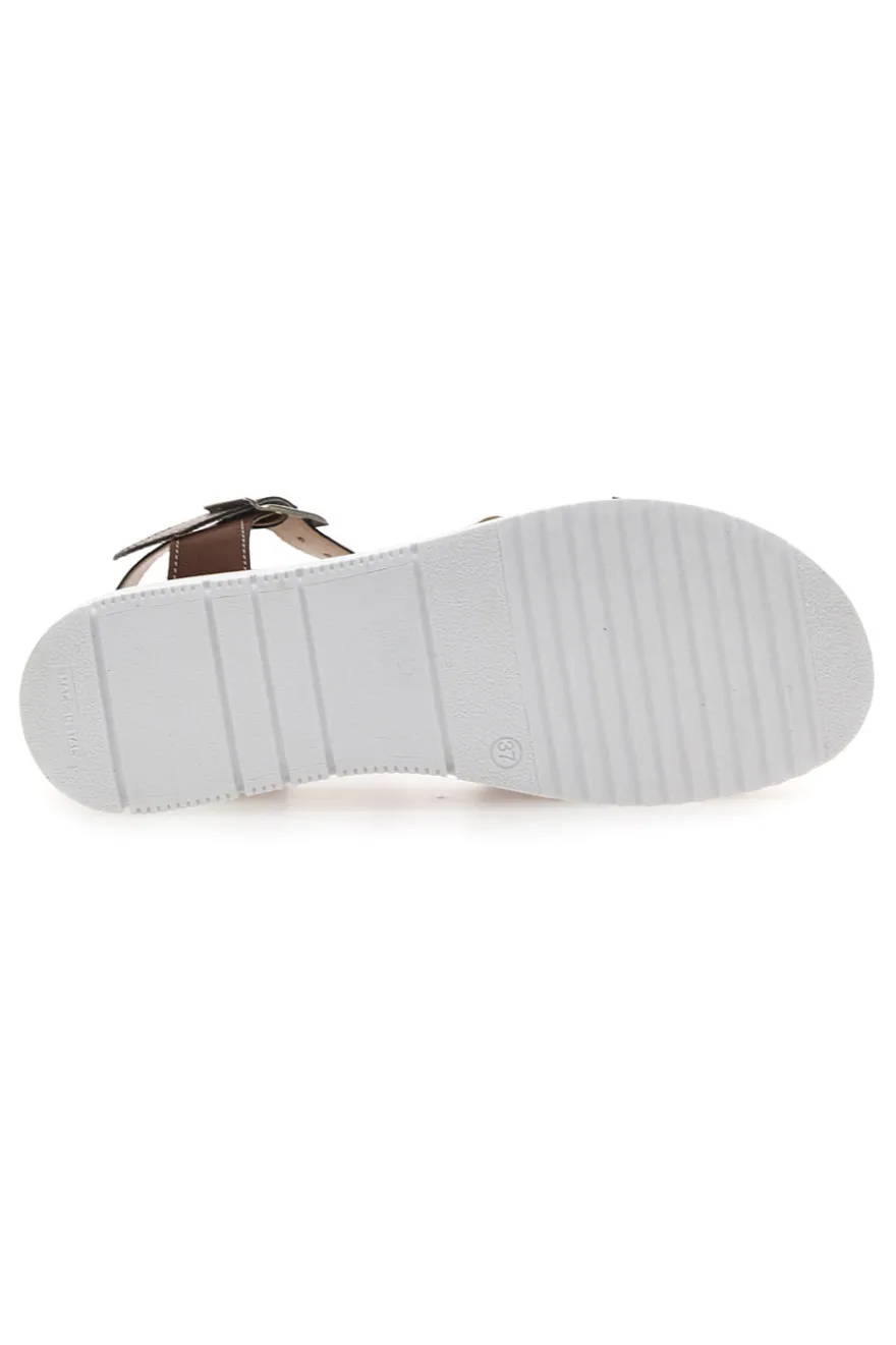 Sandali Platform Me & Me 3298 Cognac