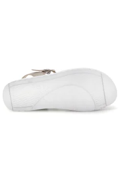 Sandali platino con fasce incrociate Inblu 54 CN