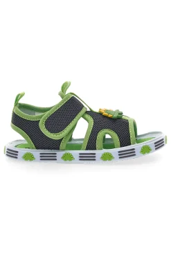 Sandali Primi Passi Grigi e Verdi Pitt Kids 2635