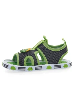 Sandali Primi Passi Grigi e Verdi Pitt Kids 2635