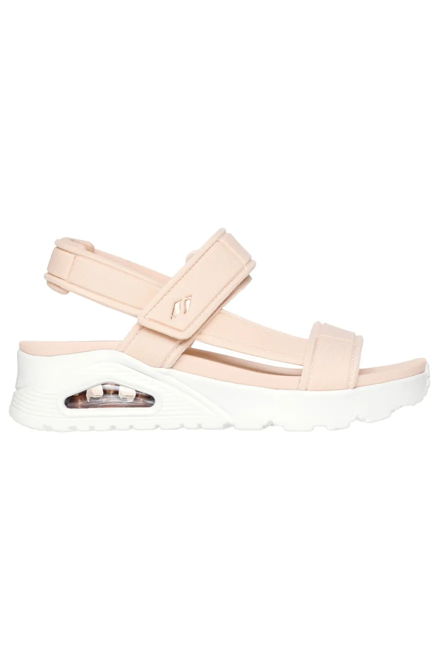 Sandali Rosa Vegan con Velcro Skechers Uno - Summer Stand2