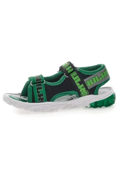 Sandali Verdi Con Luci e Strappi regolabili Avengers Hulk R1010234