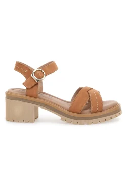 Sandalo in Pelle Cognac Pittarello Active 2302