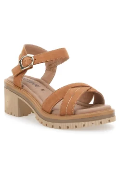 Sandalo in Pelle Cognac Pittarello Active 2302