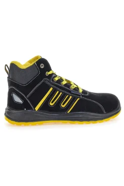 Scarpe antinfortunistiche nere inserti gialli S1P Blue energy BS 90 S1P SR