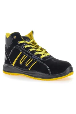 Scarpe antinfortunistiche nere inserti gialli S1P Blue energy BS 90 S1P SR