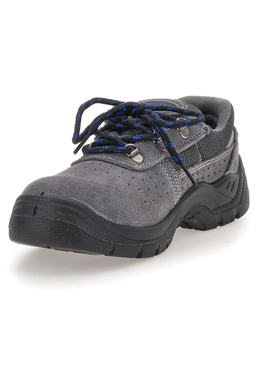 Scarpe antinfortunistiche grigie in pelle Blu Star 60 S1P SR