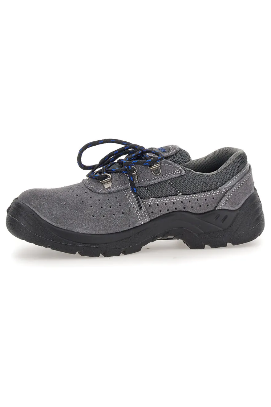 Scarpe antinfortunistiche grigie in pelle Blu Star 60 S1P SR