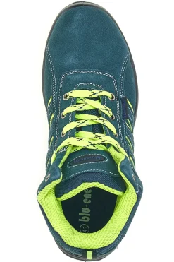 Scarpe antinfortunistiche verdi inserti fluo S1P Blue energy BS 90 S1P SR