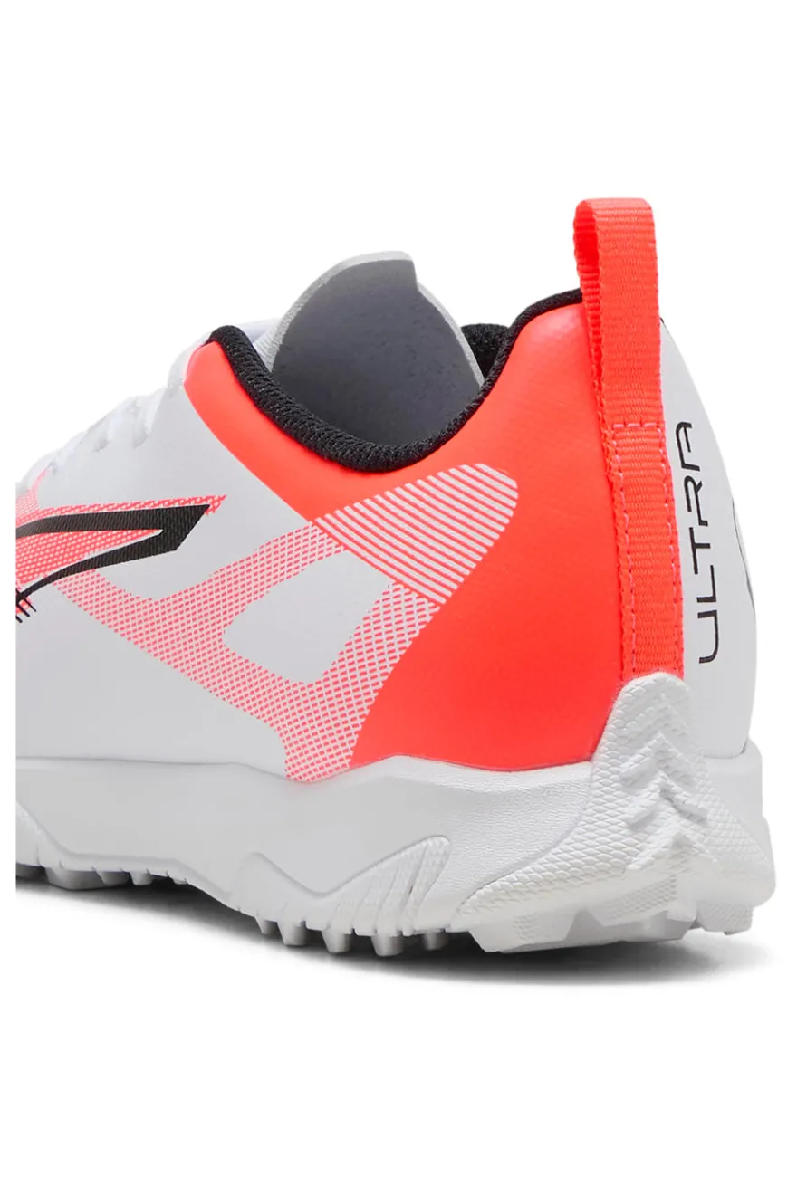 Scarpe da Calcetto Indoor Bianche e Rosse PUMA ULTRA 5 PLAY TT Jr
