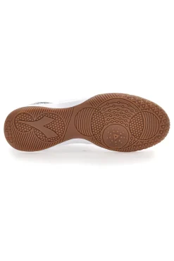 Scarpe da Calcetto Indoor Bianche con Logo Silver Diadora Pichichi 6 Idr