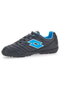 Scarpe da Calcetto Nere e Blu per campi sintetici LOTTO STAFIO 705 TF JR