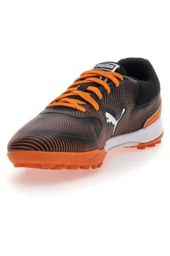 Scarpe da Calcetto Nere e Arancio Puma Truco III TT