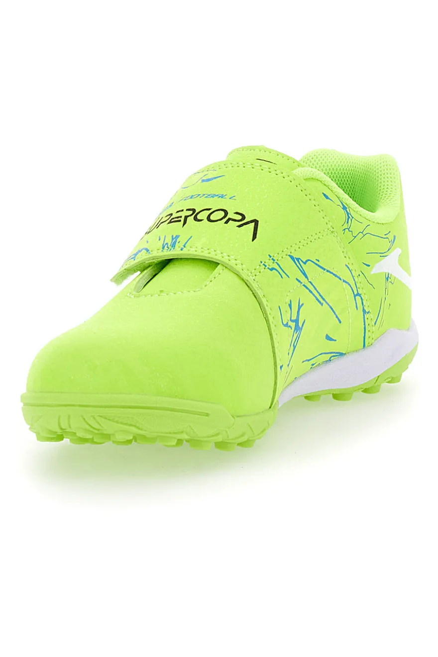 Scarpe da calcio a 5 verdi fluo con strappo Joma 2409TFVSCJW ND