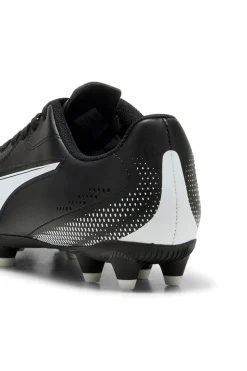 Scarpe da calcio nere con logo bianco Puma Vitoria II FG/AG Jr
