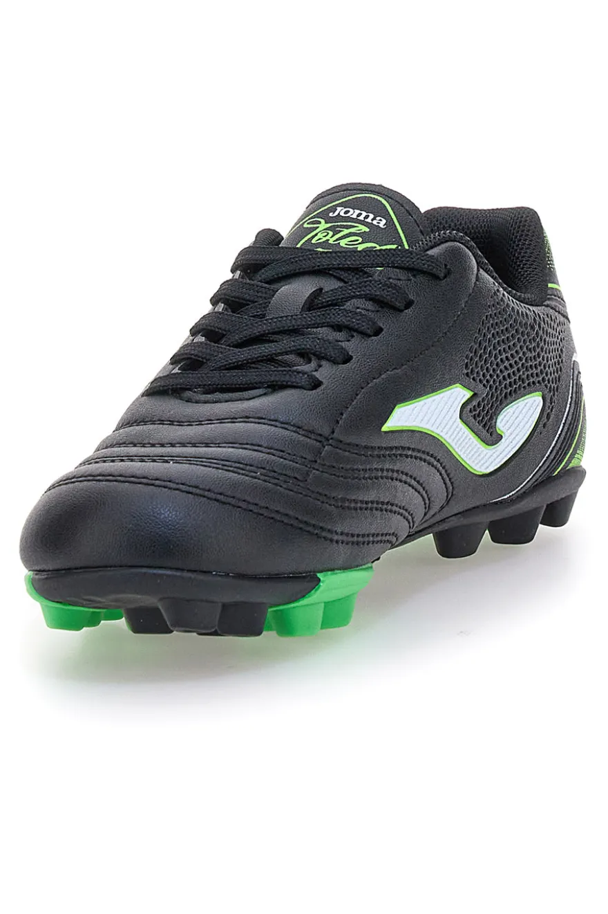 Scarpe da calcio nere e verdi Joma Toledo JR 2501