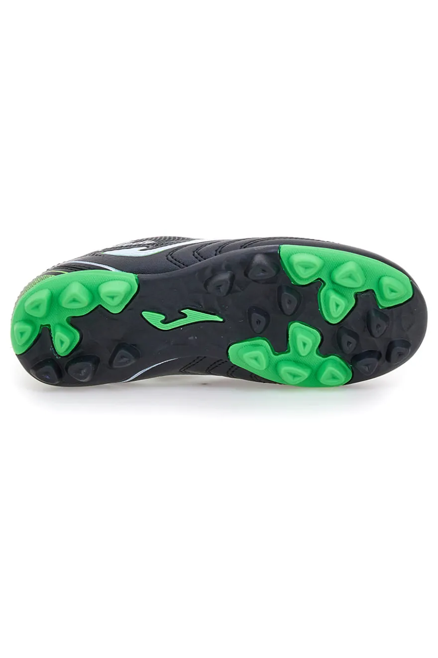 Scarpe da calcio nere e verdi Joma Toledo JR 2501