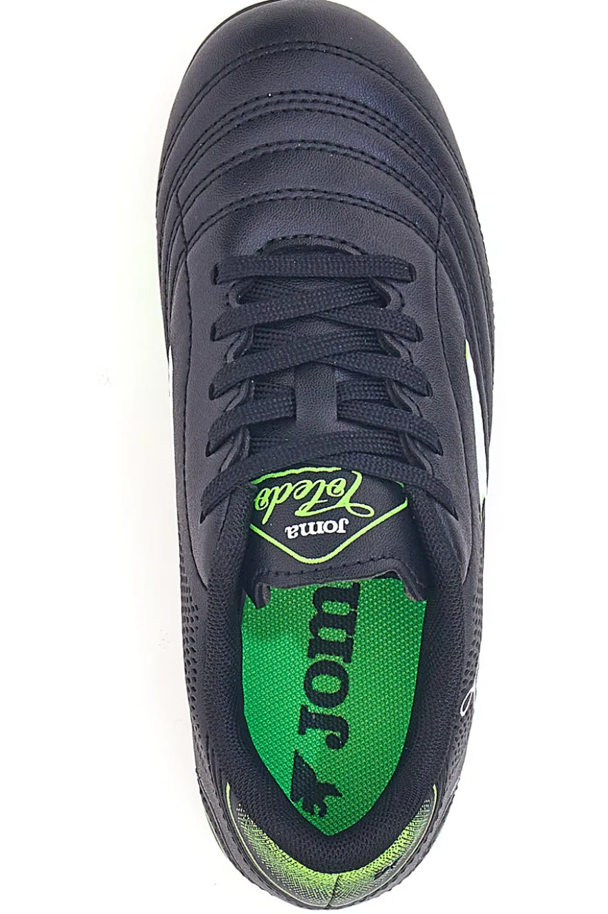 Scarpe da calcio nere e verdi Joma Toledo JR 2501