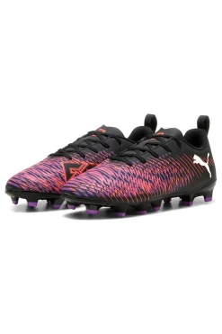 Scarpe da Calcio Nere e Viola PUMA FUTURE 8 PLAY FG/AG JR