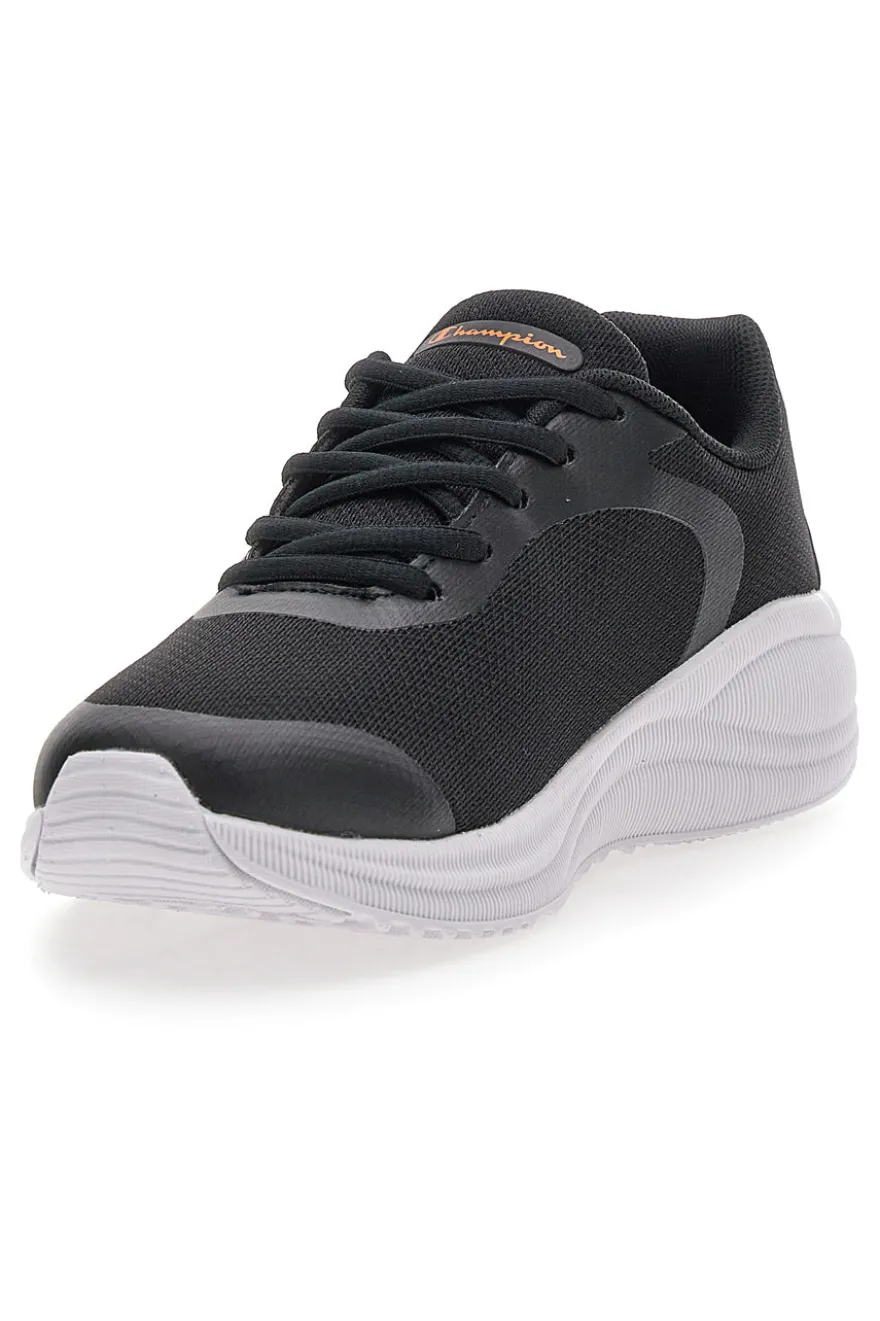 Scarpe da ginnastica nere con dettagli arancione CHAMPION SYPHON ENGAGE MESH GS