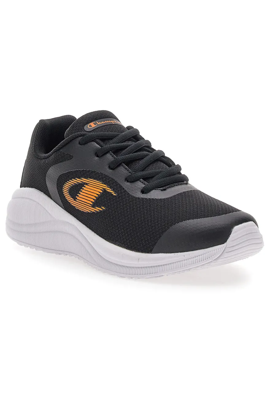Scarpe da ginnastica nere con dettagli arancione CHAMPION SYPHON ENGAGE MESH GS
