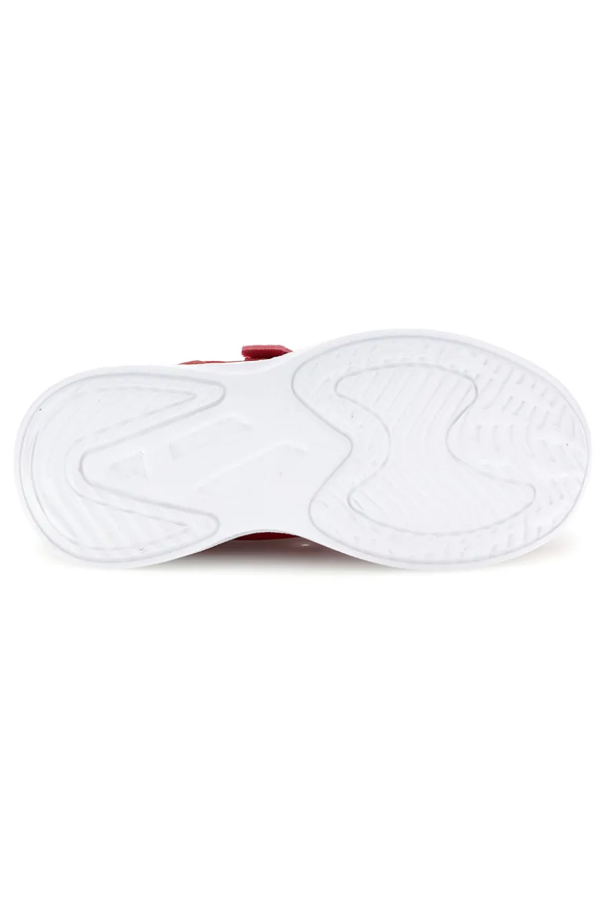 Scarpe da ginnastica rosse con chiusura a strappo e memory foam Lotto RUN 90 AMF CL S