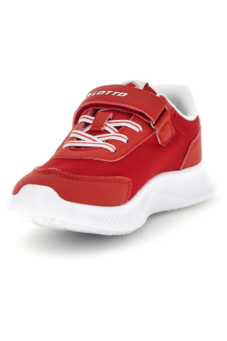 Scarpe da ginnastica rosse con chiusura a strappo e memory foam Lotto RUN 90 AMF CL S