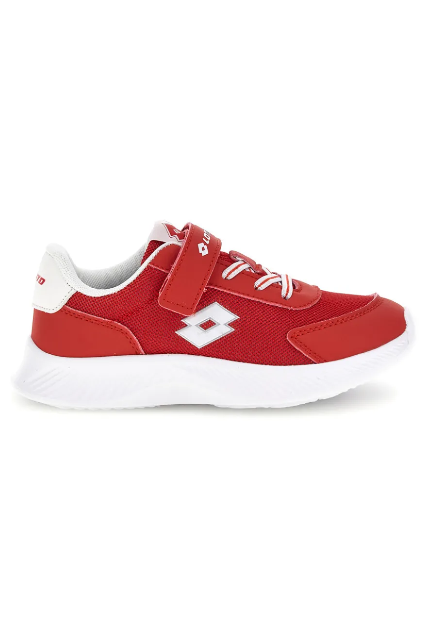 Scarpe da ginnastica rosse con chiusura a strappo e memory foam Lotto RUN 90 AMF CL S