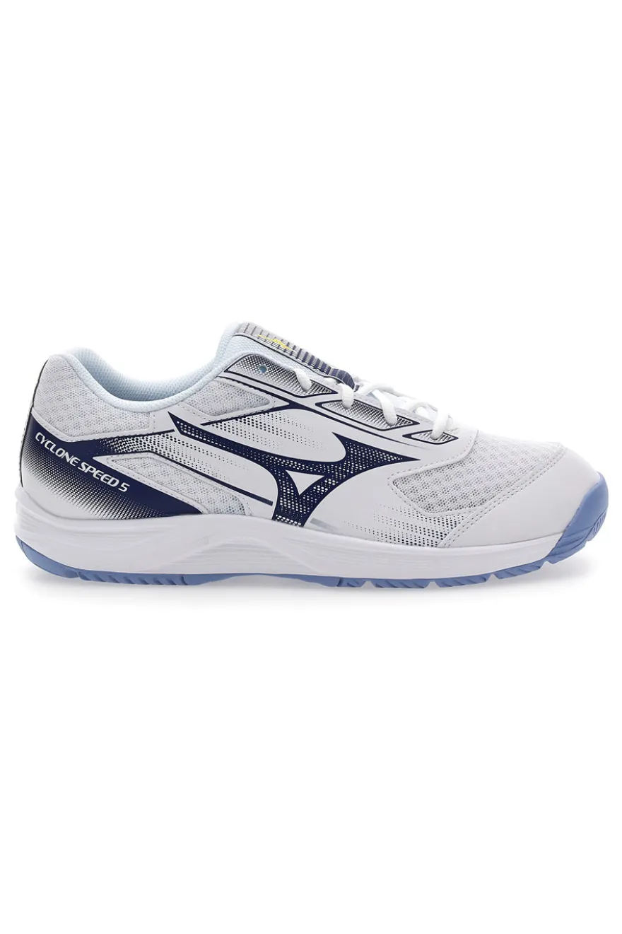 Scarpe da Pallavolo Bianche con Tomaia in Mesh MIZUNO CYCLONE SPEED 5