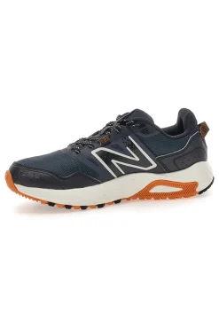 Scarpe da running blu con suola trail New Balance 410CO8