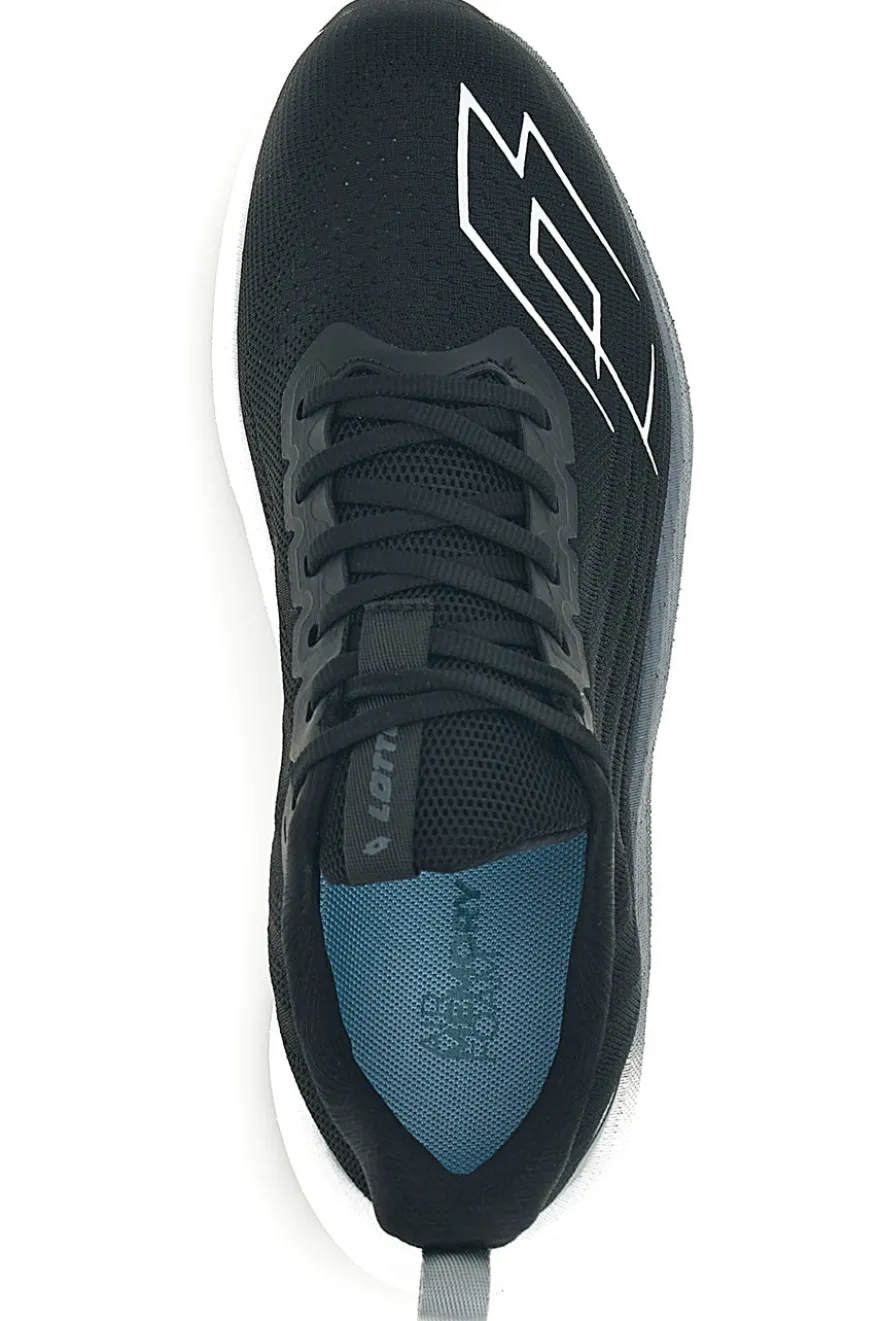 Scarpe da running nero con lacci e mesh traspirante Lotto Speedride 700 III
