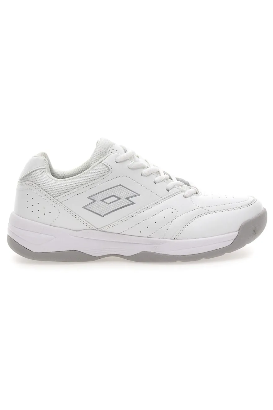 Scarpe da tennis bianche con memory foam Lotto Court Logo AMF XX W