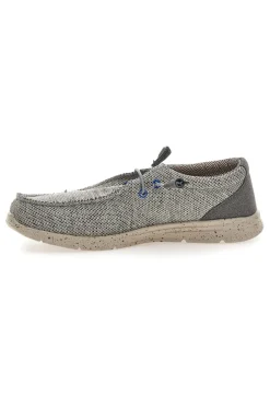 Scarpe da uomo casual grigio in tessuto Sevenoaks PK1118G