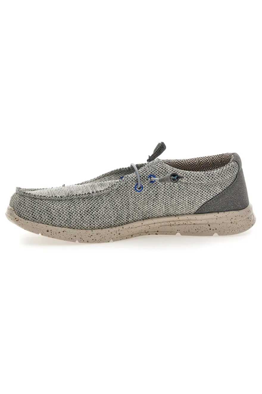 Scarpe da uomo casual grigio in tessuto Sevenoaks PK1118G