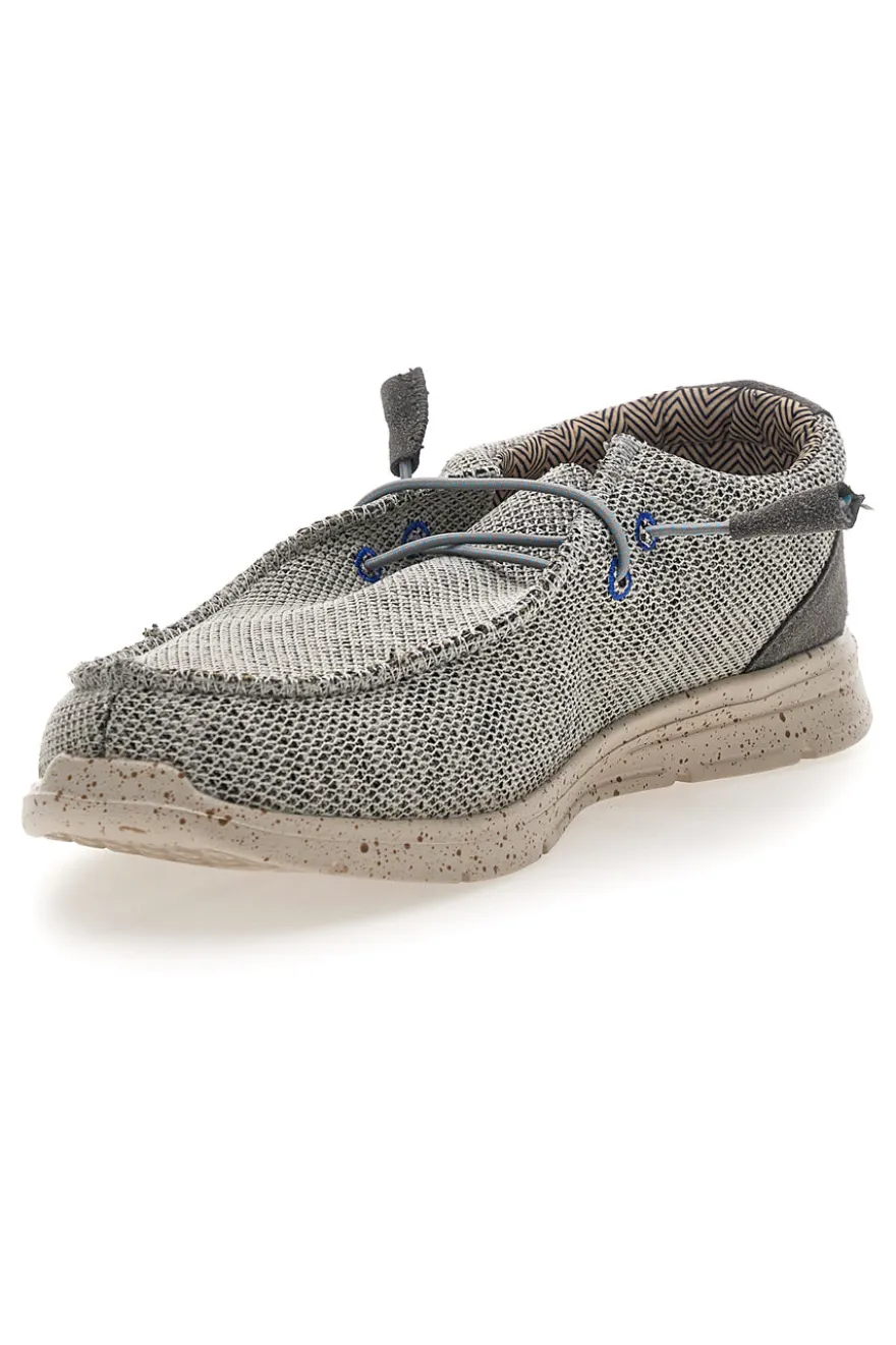 Scarpe da uomo casual grigio in tessuto Sevenoaks PK1118G