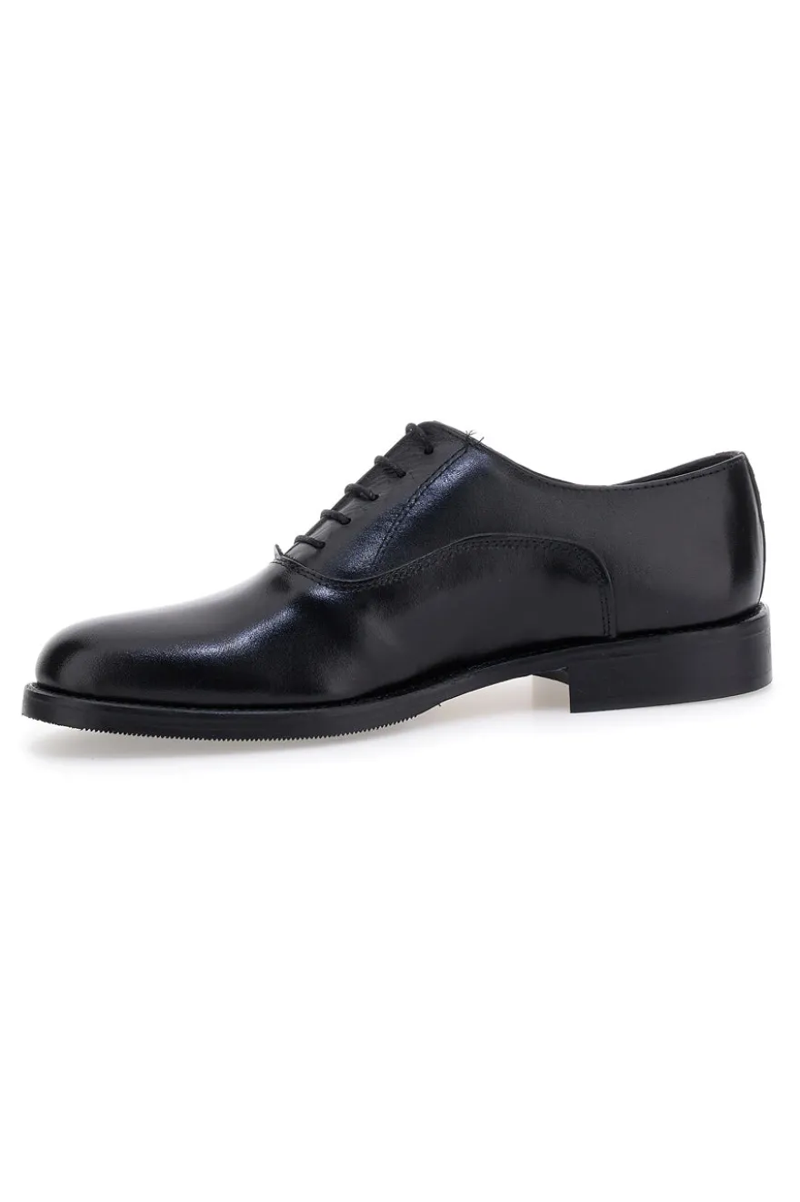 Scarpe eleganti nere con finitura lucida Made in Italy Pittarello 7700