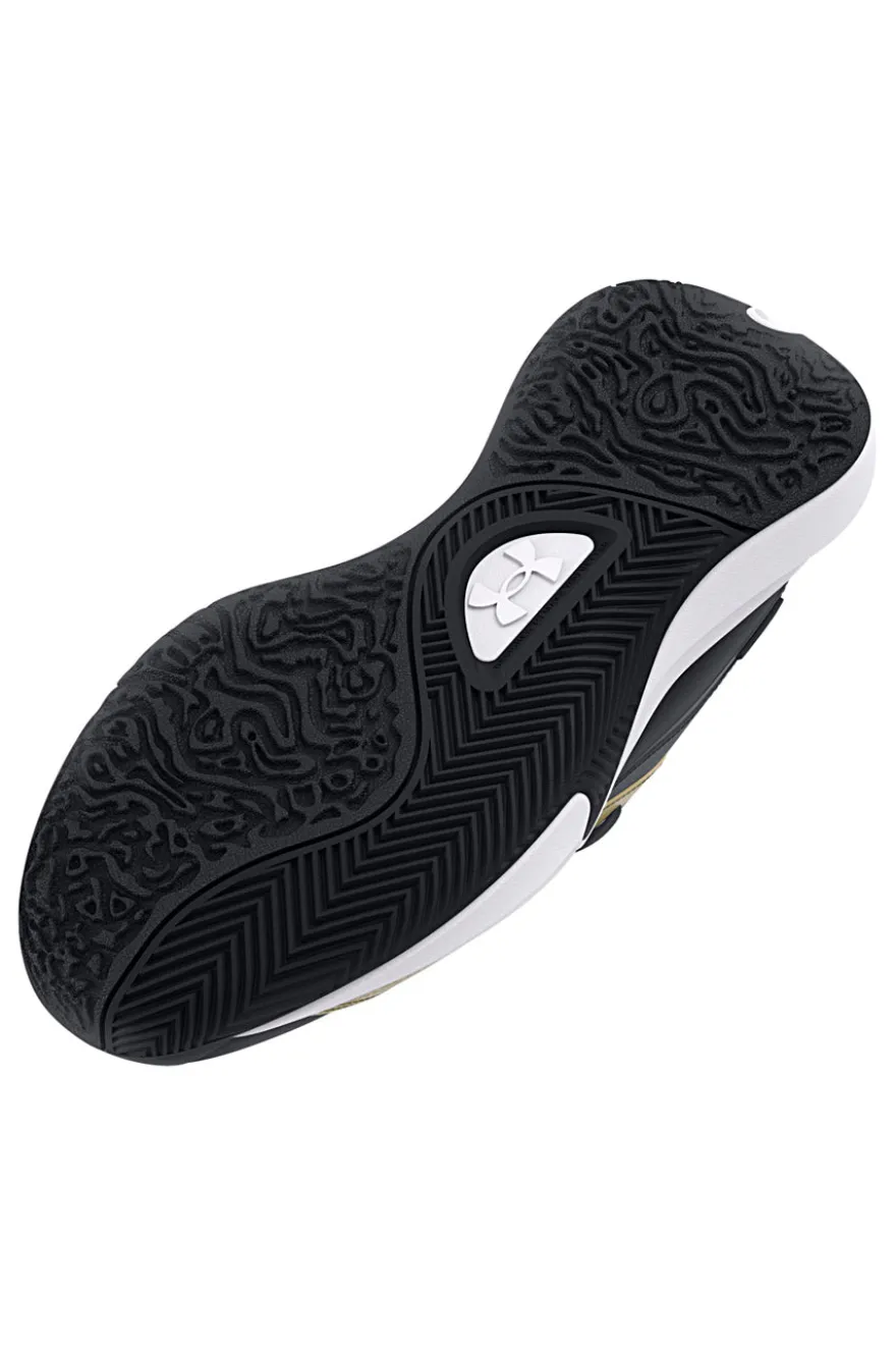 Scarpe nere e oro con suola ammortizzata Under Armour 3027646 001