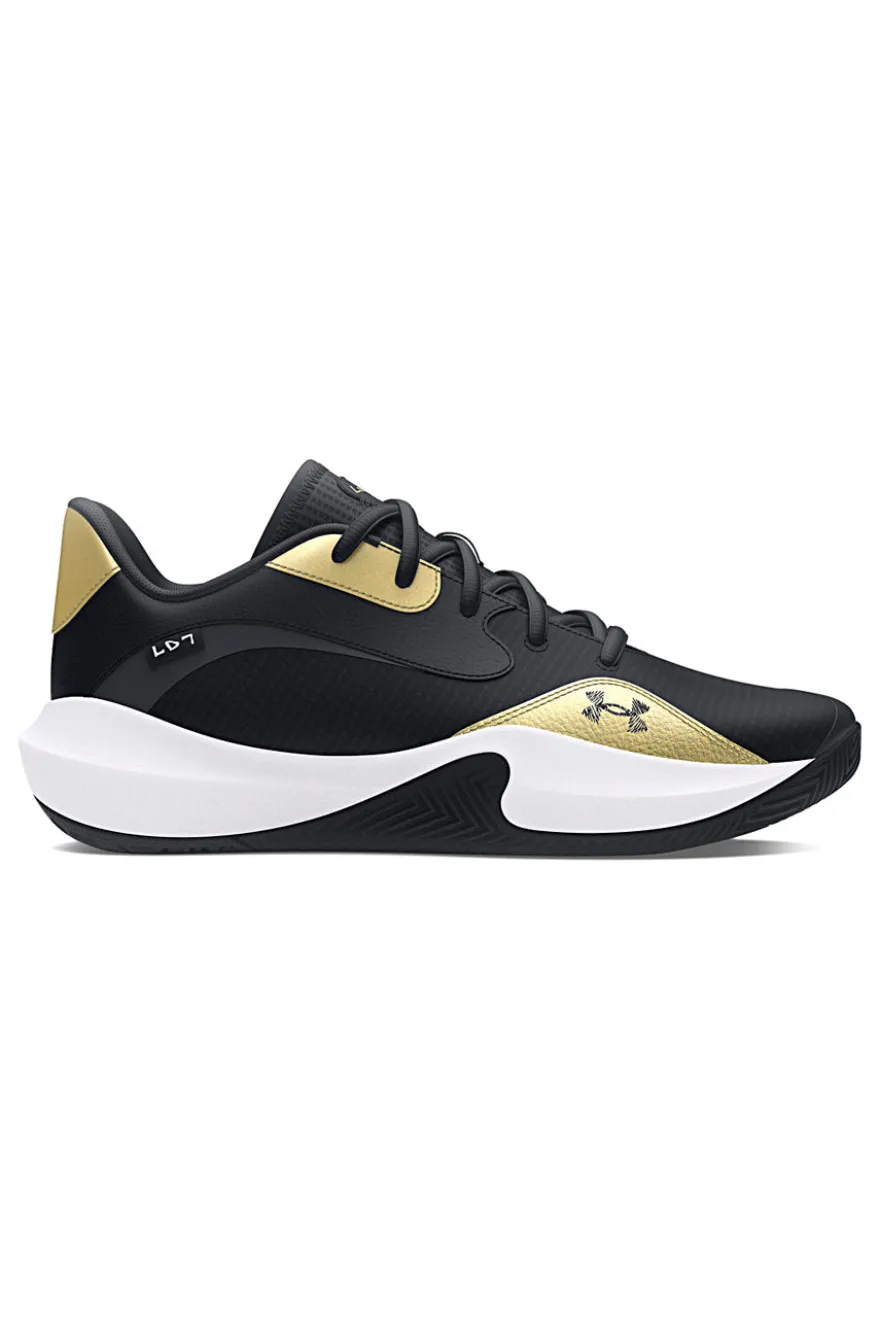 Scarpe nere e oro con suola ammortizzata Under Armour 3027646 001