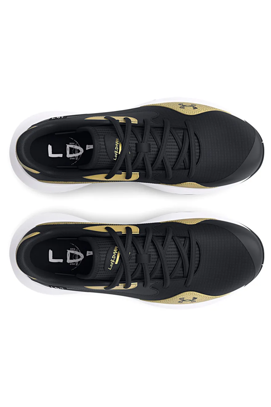 Scarpe nere e oro con suola ammortizzata Under Armour 3027646 001