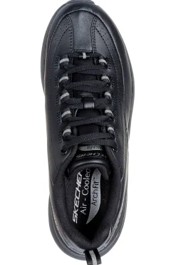 Scarpe nere in pelle con supporto plantare Skechers ARCH FIT 2.0 STAR BOUND