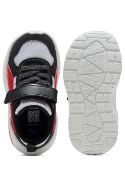 Scarpe nero bianco con chiusura a strappo e lacci elastici Puma Trinity 2 LT Mid 90s AC+ Inf
