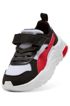 Scarpe nero bianco con chiusura a strappo e lacci elastici Puma Trinity 2 LT Mid 90s AC+ Inf