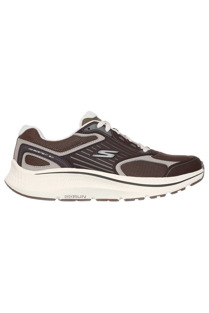 Scarpe running marroni leggere con Goga Mat Skechers GO RUN CONSISTENT 2