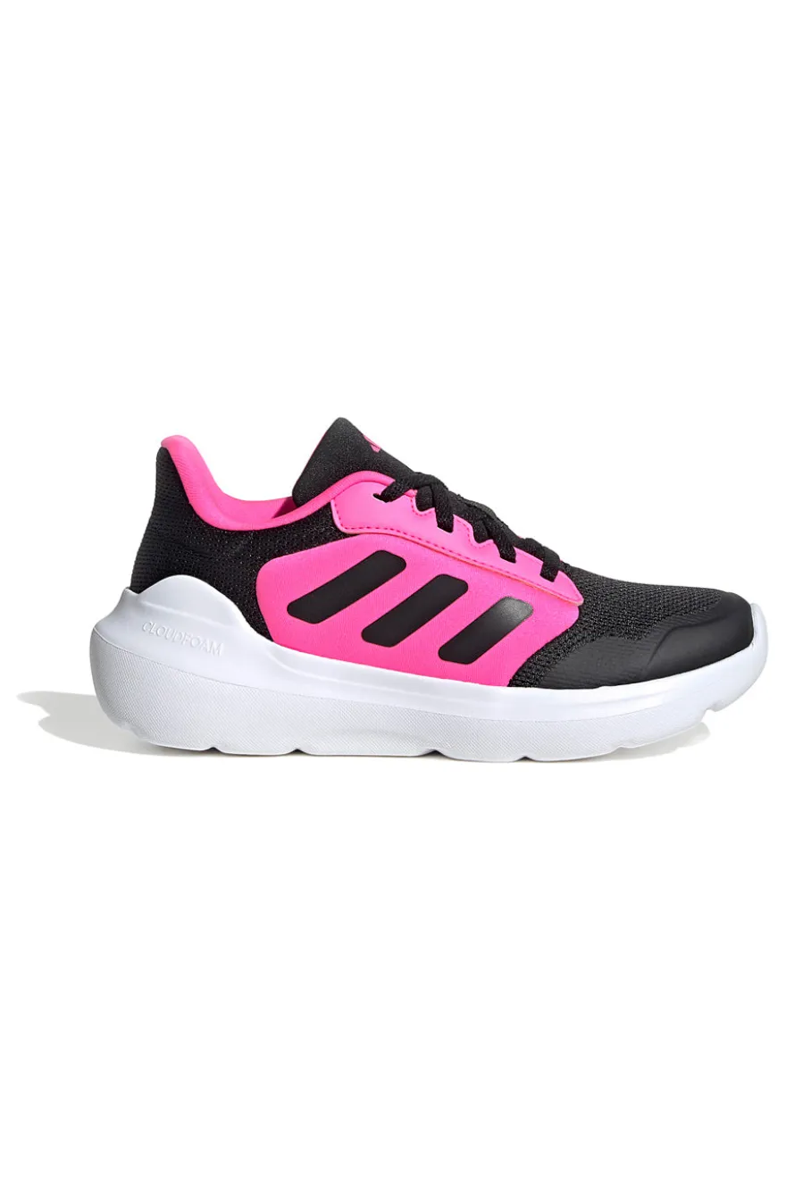 Scarpe running nere con dettagli fucsia Adidas Tensaur Run 3 J
