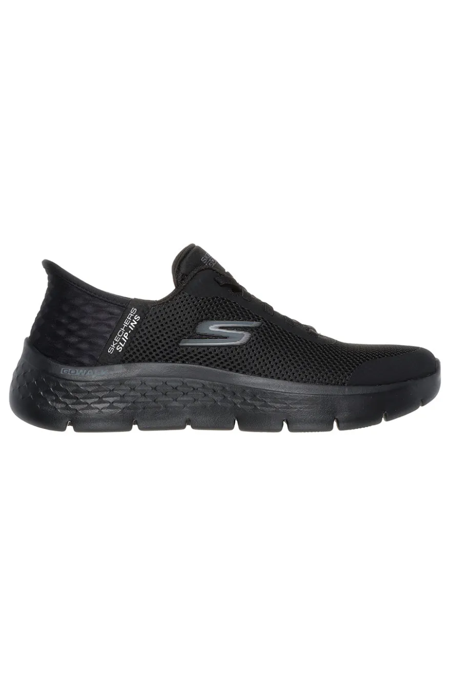 Scarpe slip ins nero in mesh Skechers Go walk flex grand entry