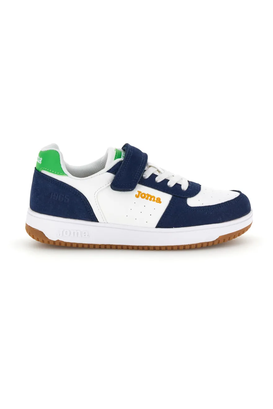 Scarpe sportive blu con chiusura a strappo e lacci Joma Pipe Jr 2603